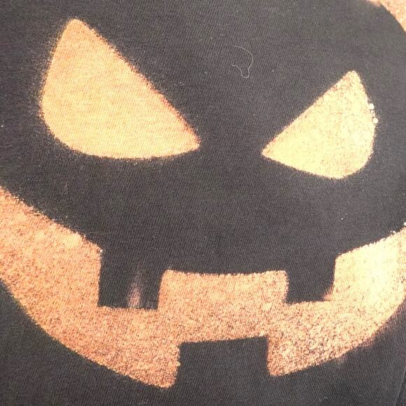 NEW Custom-Made Acid Ghost on Black V neck T shirt SZ XXL (V2) - Picture 8 of 9